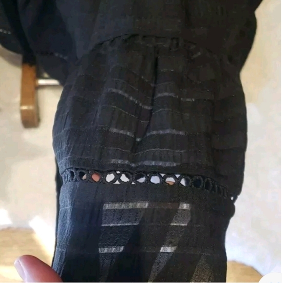 Nwt Taylor black one shoulder asymetric dress - Picture 3 of 6